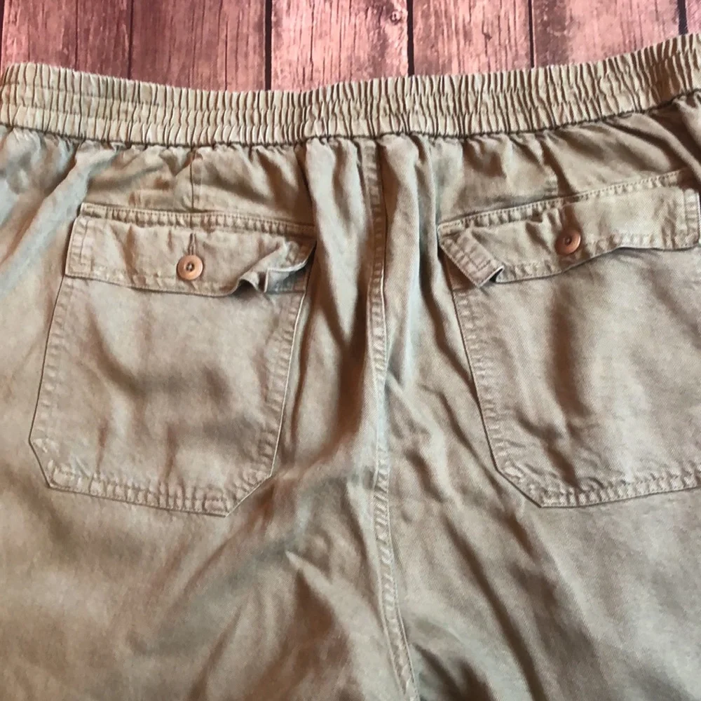 J. Crew Zip Up Loden Green Seaside Pants Sz 16 - Picture 5 of 6